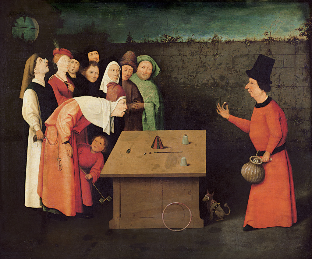 The Conjuror in Detail Hieronymus Bosch